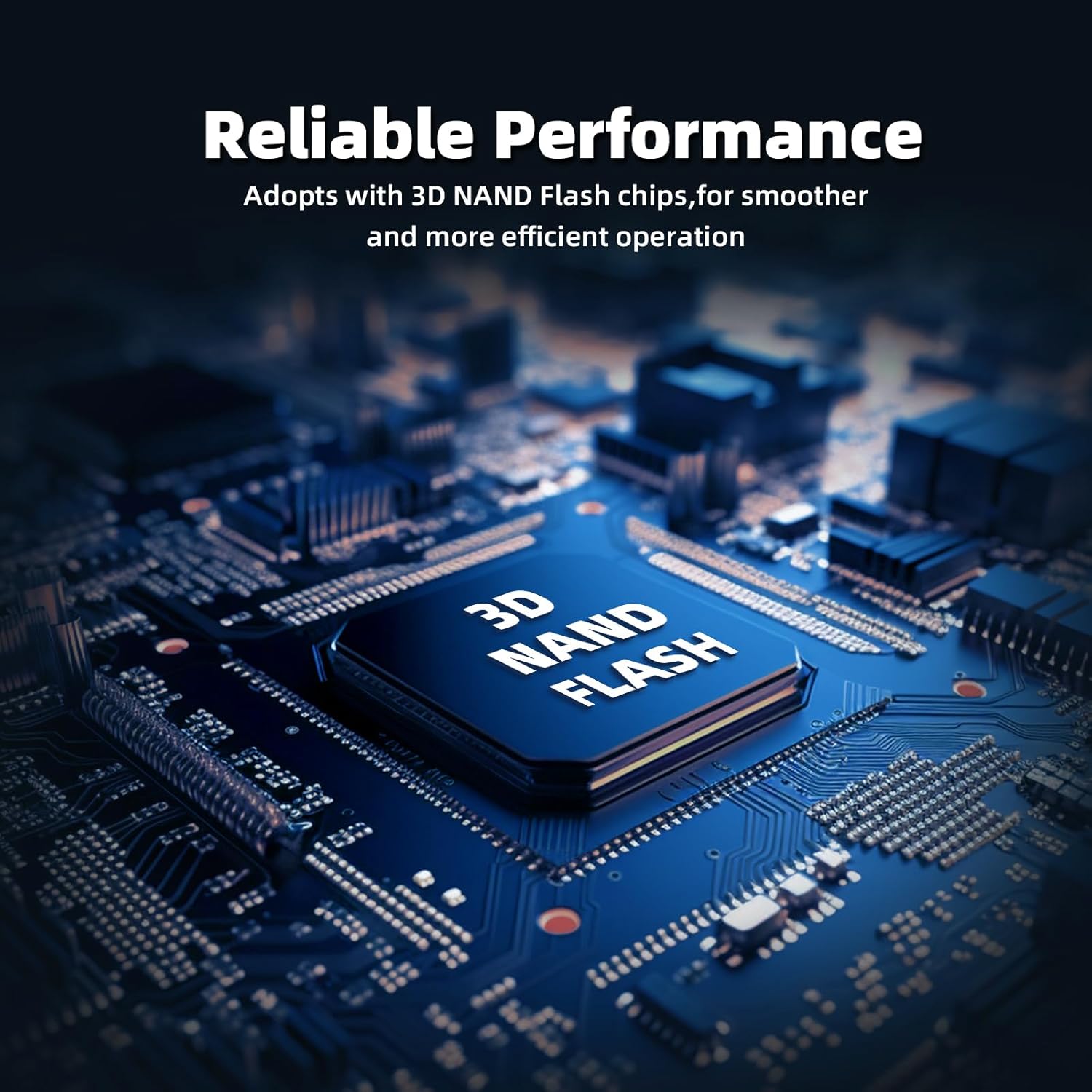 KingSpec SSD, 1024 GB, 1TB, NE-2280, NVMe, Pcie 3.0 M.2, Gen 3x4, Up to 2400MBs, Internal Solid State Drive with 3D NAND Flash, Compatible with Desktop, Laptop - Image 2