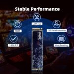 KingSpec SSD, 1024 GB, 1TB, NE-2280, NVMe, Pcie 3.0 M.2, Gen 3x4, Up to 2400MBs, Internal Solid State Drive with 3D NAND Flash, Compatible with Desktop, Laptop - Image 7