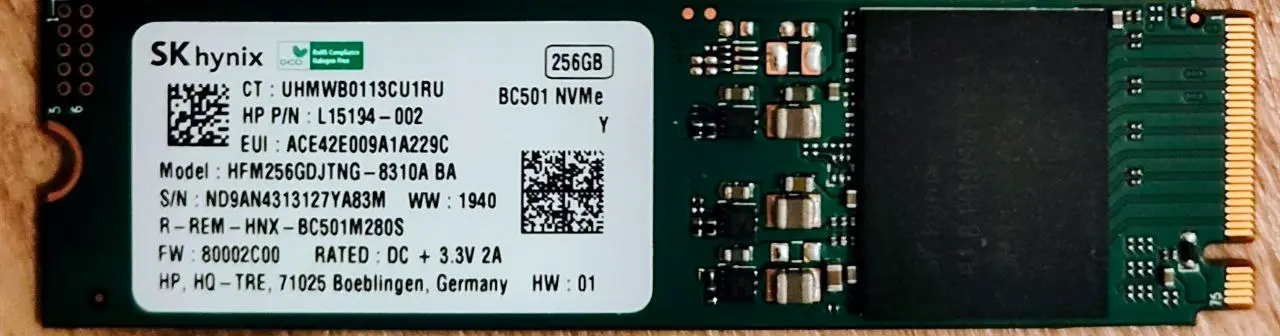 SK_Hynix_SSD_256_GB_Internal_7072.webp SK Hynix SSD, 256 GB, Internal - Image 1
