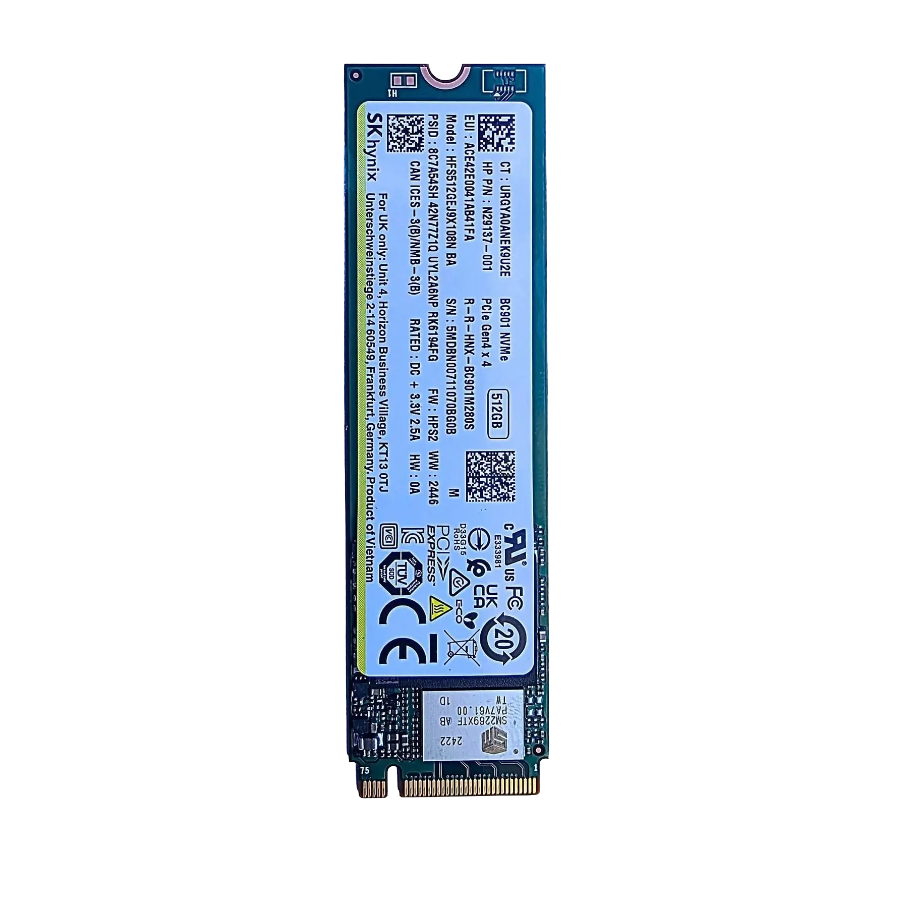 SK_Hynix_SSD_512_GB_Internal_7075.webp SK Hynix SSD, 512 GB, Internal - Image 1