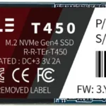 Teracle SSD, 2048 GB, 2TB, T450, Internal, M.2 NVMe 2280, Hard Drive PC and Laptop
