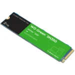 Western Digital SSD, 2048 GB, 2 TB, M.2, WD Green,  SN350, NVMe, PCIe 3.0 x 4, Internal - Image 2