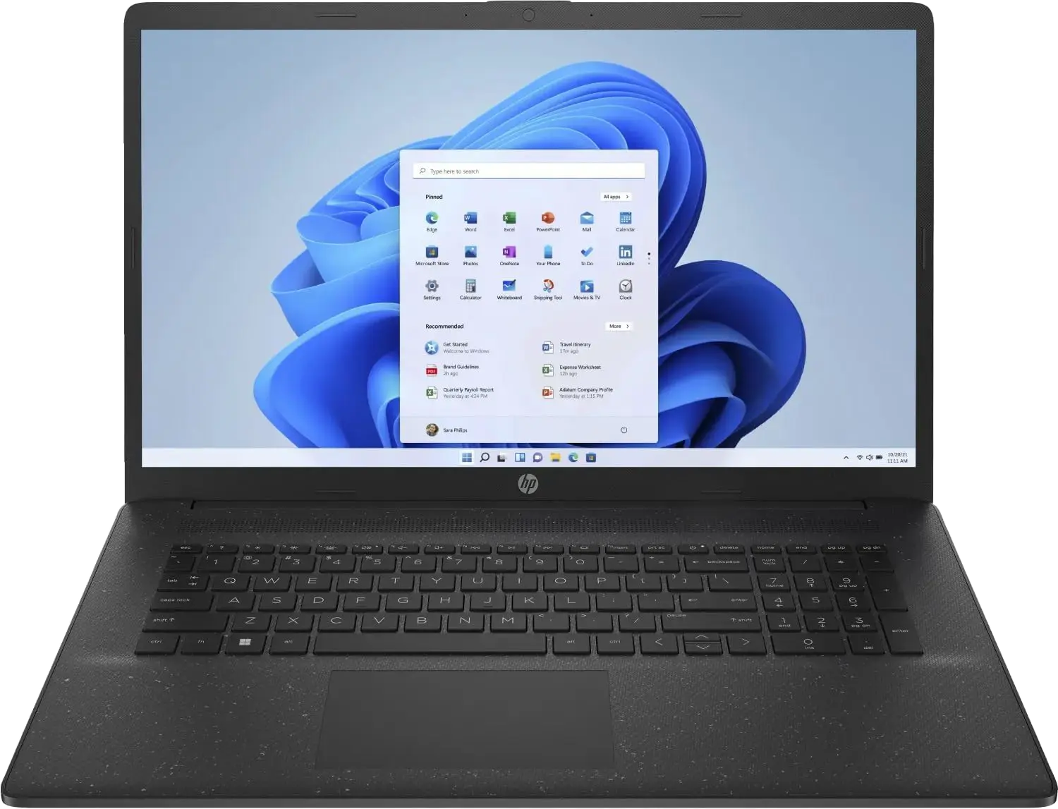HP Laptop, Intel Celeron N4500, 17.3", Black, FHD,  2.80 GHz - Image 1
