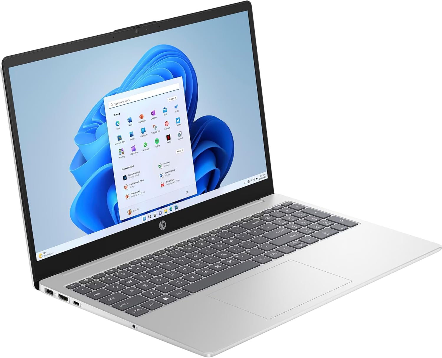 HP Laptop, Intel Core 5, 120U, 15.6", Silver, IPS Full HD, 10 x 5.00 GHz, Intel UHD Graphics - Image 3